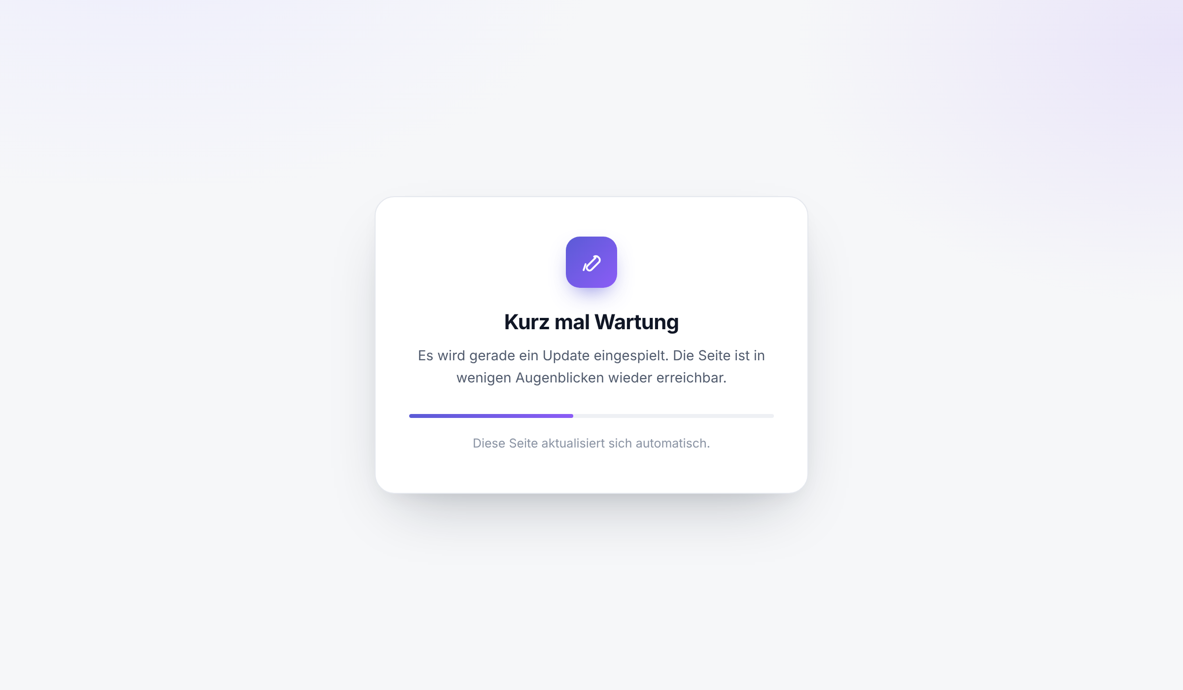 Wartungsmodus