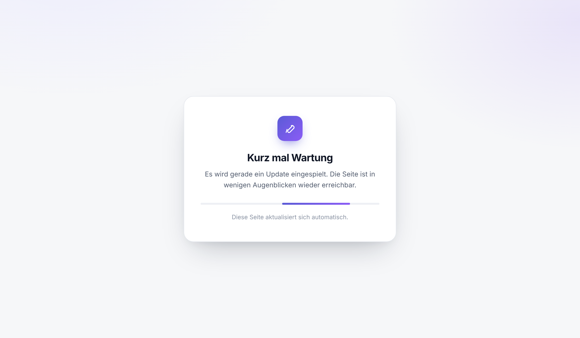 Wartungsmodus