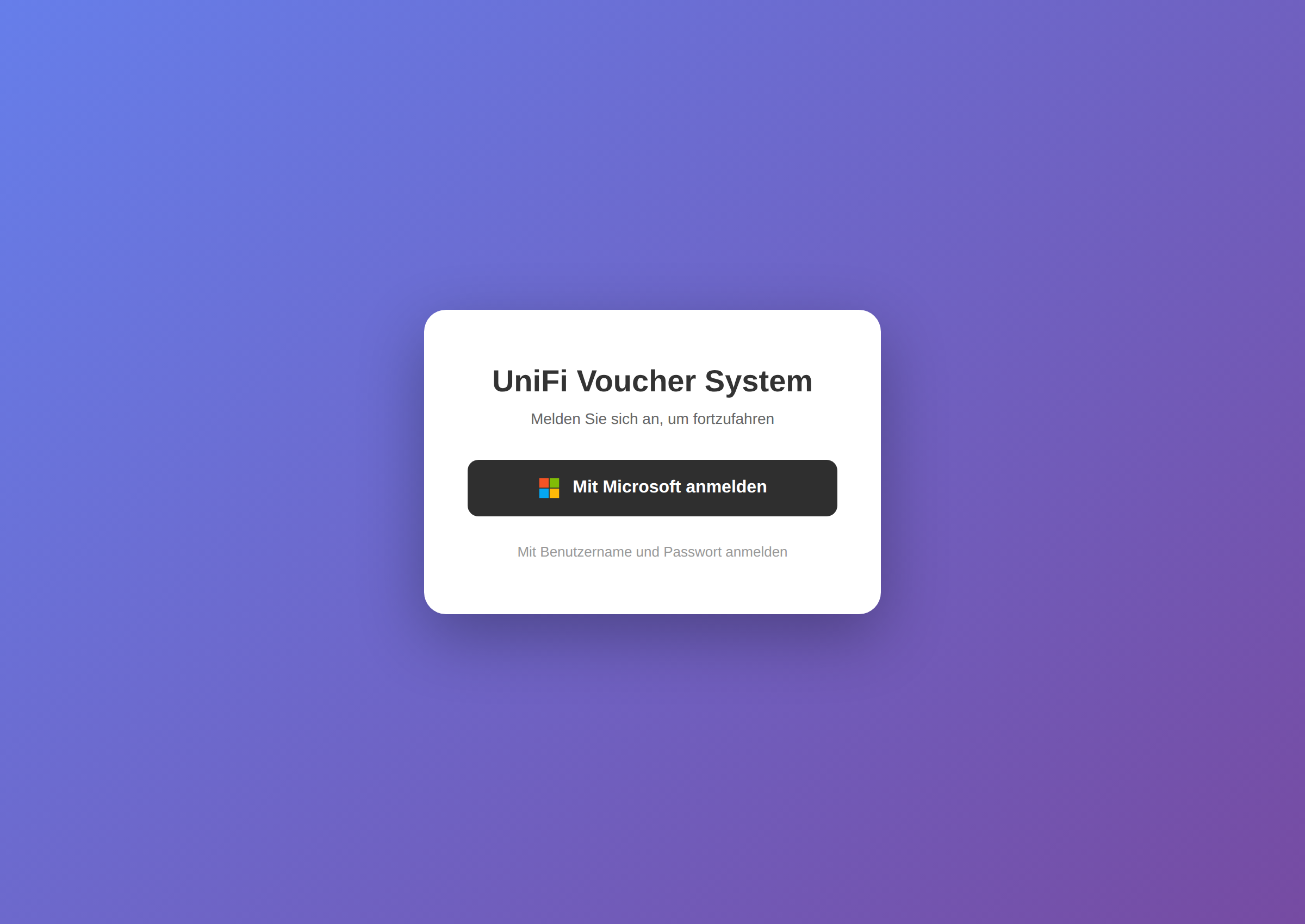 Login mit Microsoft 365