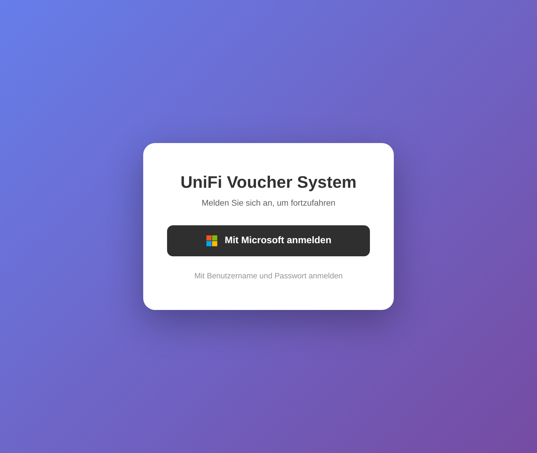 Login mit Microsoft 365